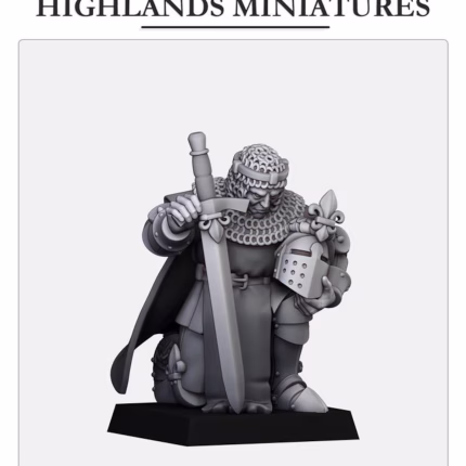 Praying Knight - Gallia - 32mm/28mm